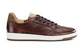 Sneakers cuir homme Chocolat Patiné - KOLORA
