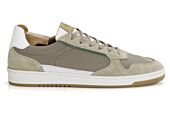 Sneakers cuir - Velours Beige - KOLORA