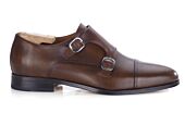 Chaussures homme Caramel Patiné - Double boucle - CHEWTON