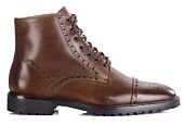 Bottine homme - Cognac Patiné - HEYBRIDGE GOMME