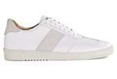 Sneakers cuir homme - Blanc et Velours Ecru - NANGKITA
