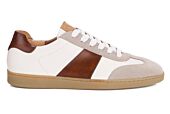 Sneaker de ville Blanc et Cognac - MOLKA