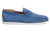 Mocassin Homme en Velours Bleu - MUNTIRI