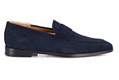 Mocassin homme navy en velours - CANNERO