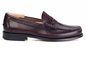 Mocassin penny loafer homme bordeaux - YALE