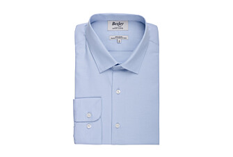 Chemise Bleu coton - Col français - LOUIS CLASSIC