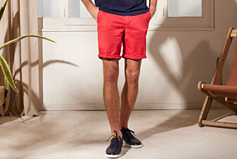 Bermuda chino homme Framboise vif - BARRY