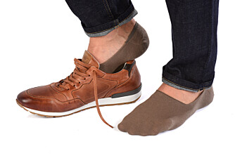Chaussettes invisibles homme Taupe