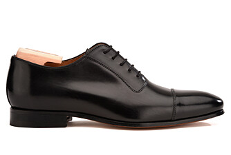 Richelieu homme Noir semelle cuir - RINGWOOD