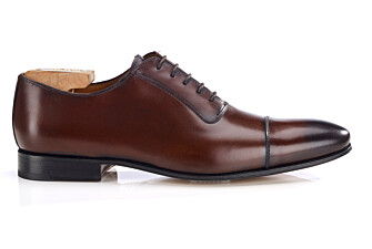 Richelieu homme chocolat patiné en cuir - RINGWOOD