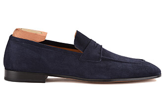 Mocassin homme Velours Bleu Marine - BRIONE