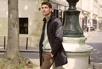 Trench homme noir déperlant - AURÈLE II