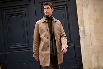 Trench homme Beige Foncé - AURÈLE II