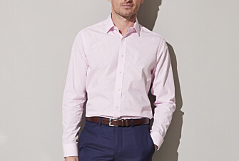 Chemise popeline rayée rose et blanc - MAXIMILIEN