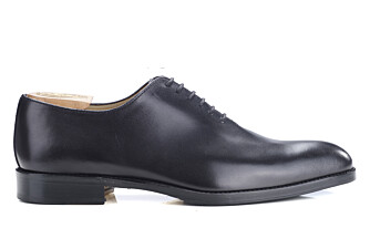 Richelieu homme Noir semelle cuir avec patin - PETER PATIN