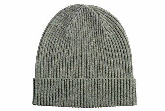 Bonnet homme kaki clair chiné en lambswool - BENNETH