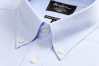 Chemise coton bleu pâle - Col américain - PATRICK MC