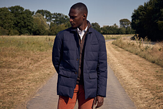 Parka homme navy légère en duvet d'oie - NILSEN