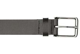 Ceinture en cuir homme Noir - WESTWOOD II SILVER
