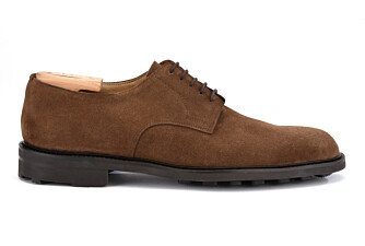 Derbies homme Velours Havane semelle gomme - DOVER GOMME CITY II