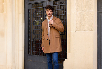 Manteau homme laine & cachemire Camel Foncé - HONORÉ II