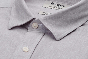 Chemise Homme Chambray Greige Clair - SILBERT