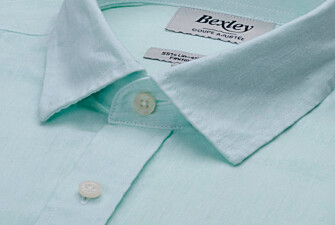 Chemise Homme Chambray Vert Pâle - SILBERT