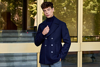Manteau homme type Caban Marine - GAËLAN