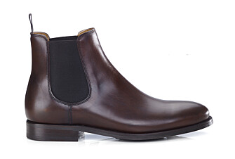 Chelsea boots cuir homme Chocolat Patiné - ALDERTON GOMME