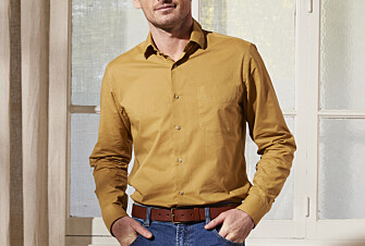 Chemise coton lin Caramel - Poche poitrine - SYLBERT