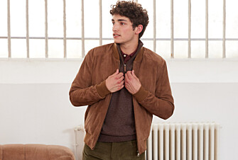 Blouson homme cuir Havane - SEAN II 