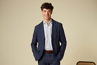 Blazer lin homme Navy - LUBIN
