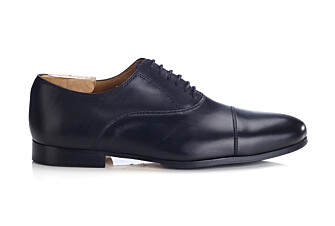 Richelieu homme Noir - semelle cuir avec patin - LENNOX PATIN