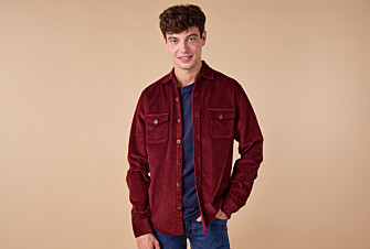 Surchemise en velours - Bordeaux - VICTORIN