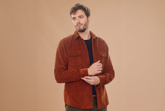 Surchemise en velours Rouille - VICTORIN