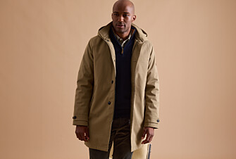 Trench matelassé homme Beige Foncé  - AURESTILDE