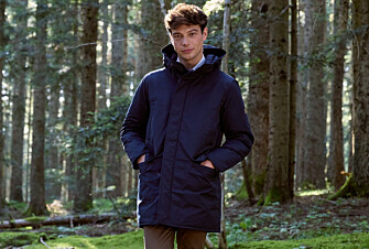 Parka hiver homme doublée plumes Navy Foncé - SOREN III