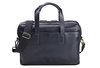 Cartable en cuir Noir - HARWINTON