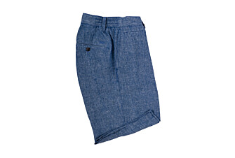 Bermuda lin Chambray Bleu - BORYS