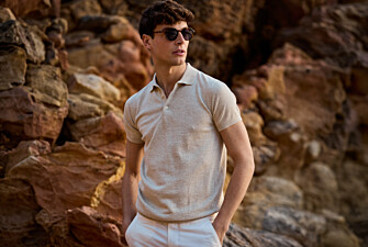 Polo habillé homme Beige Chiné - BRAIDEN