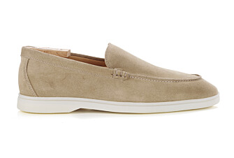 Mocassin homme - Velours Beige - MANASOTA III