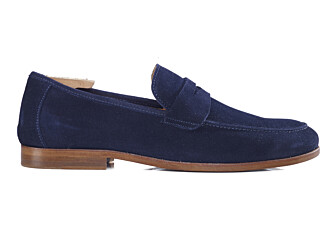 Mocassin homme cuir Velours Marine - DERVIO