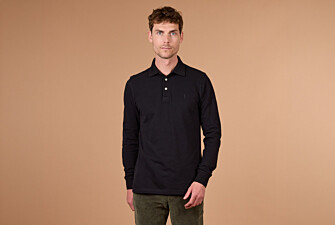 Polo manches longues homme Noir - ALEC II ML
