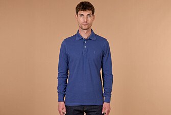 Polo manches longues homme Bleu Royal - ALEC II ML