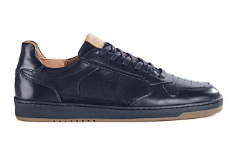 Sneakers cuir homme - Noir - KOLORA