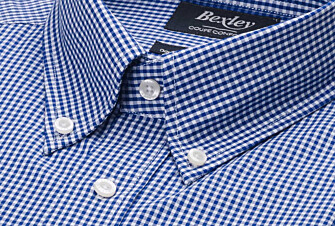 Chemise bleu carreaux blanc - JACEN