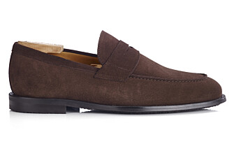 Mocassin homme Velours Brun - DERYBROOK