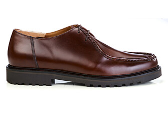 Derby homme cuir chocolat à semelle gomme - COLNEY II GOMME