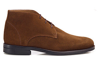 Derby boot homme 3 œillets velours havane - WATFORD II GOMME CITY
