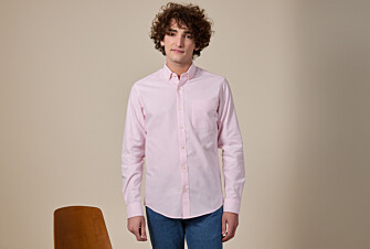 Chemise Oxford homme Rose Pâle - Col américain - BRADFORD II